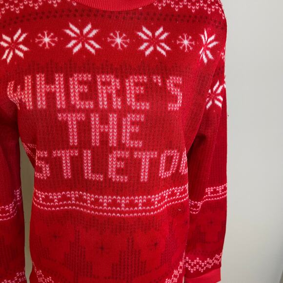 Mad Engine Where's the Mistletoe Sweatshirt, M - Picture 3 of 8